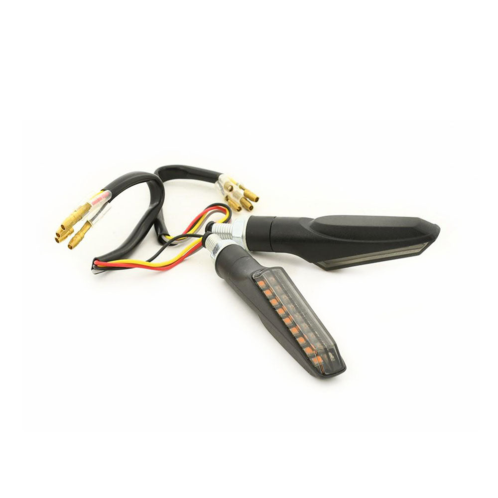 Pathway Rear LED Indicator Stop + Tail Light Indicator Smoke Lens For Motorcycle