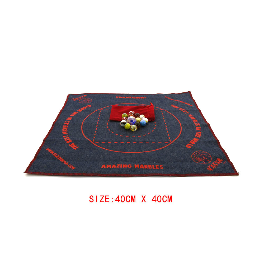 Vacor Marbles Table Top Game Mat & Marble Set Convenient For Layout And Storage