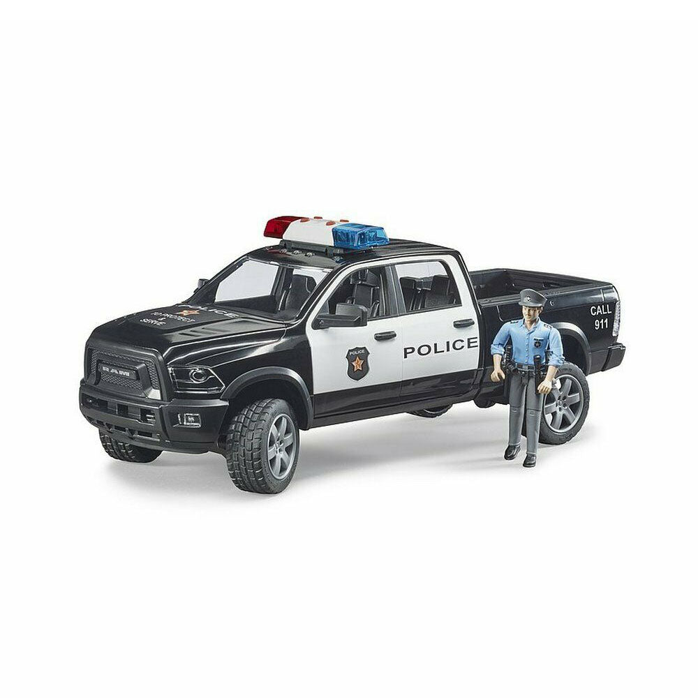 Bruder Licensed 1:16 Scale RAM 2500 Police truck with policeman