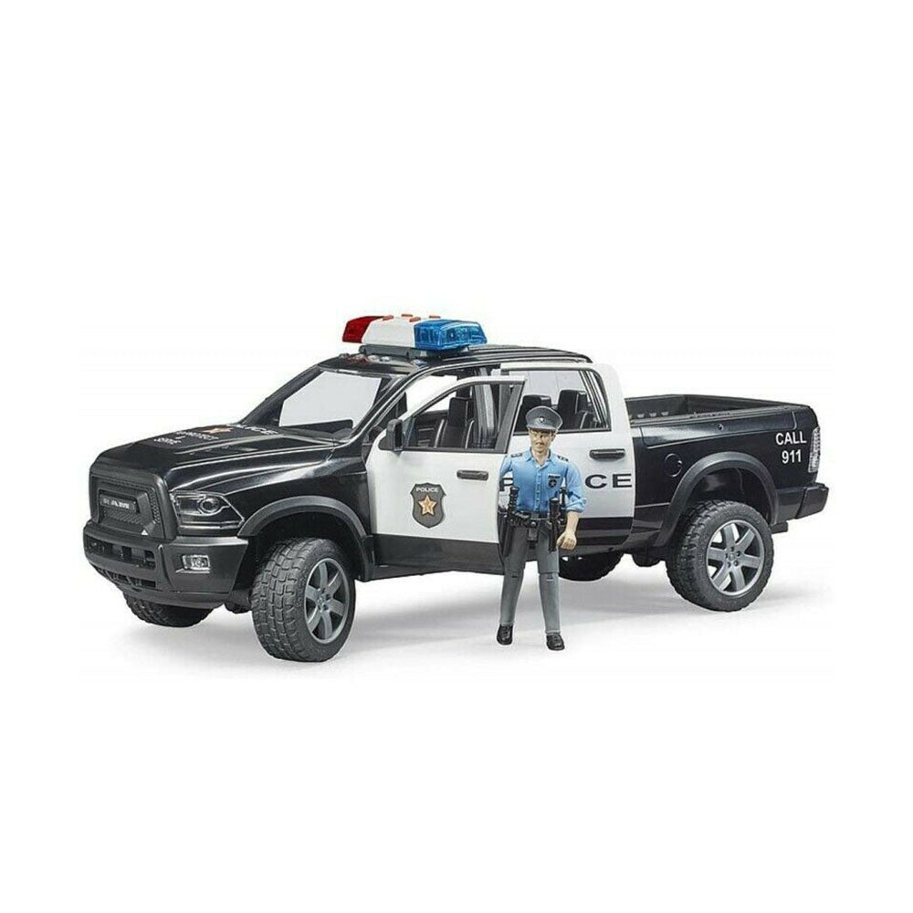 Bruder Licensed 1:16 Scale RAM 2500 Police truck with policeman