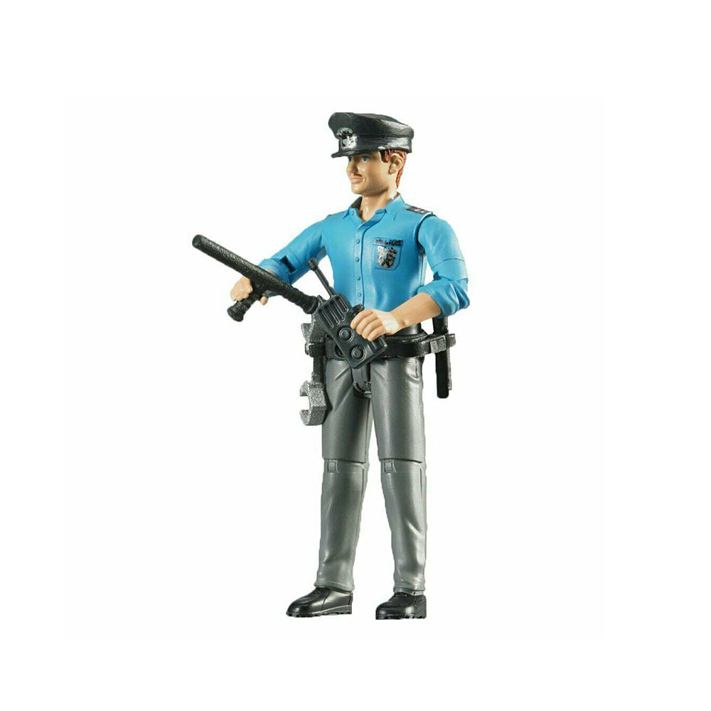 Bruder Licensed 1:16 Scale Bworld Policeman Light Skin With Accessories 60050 For Kids 4y +