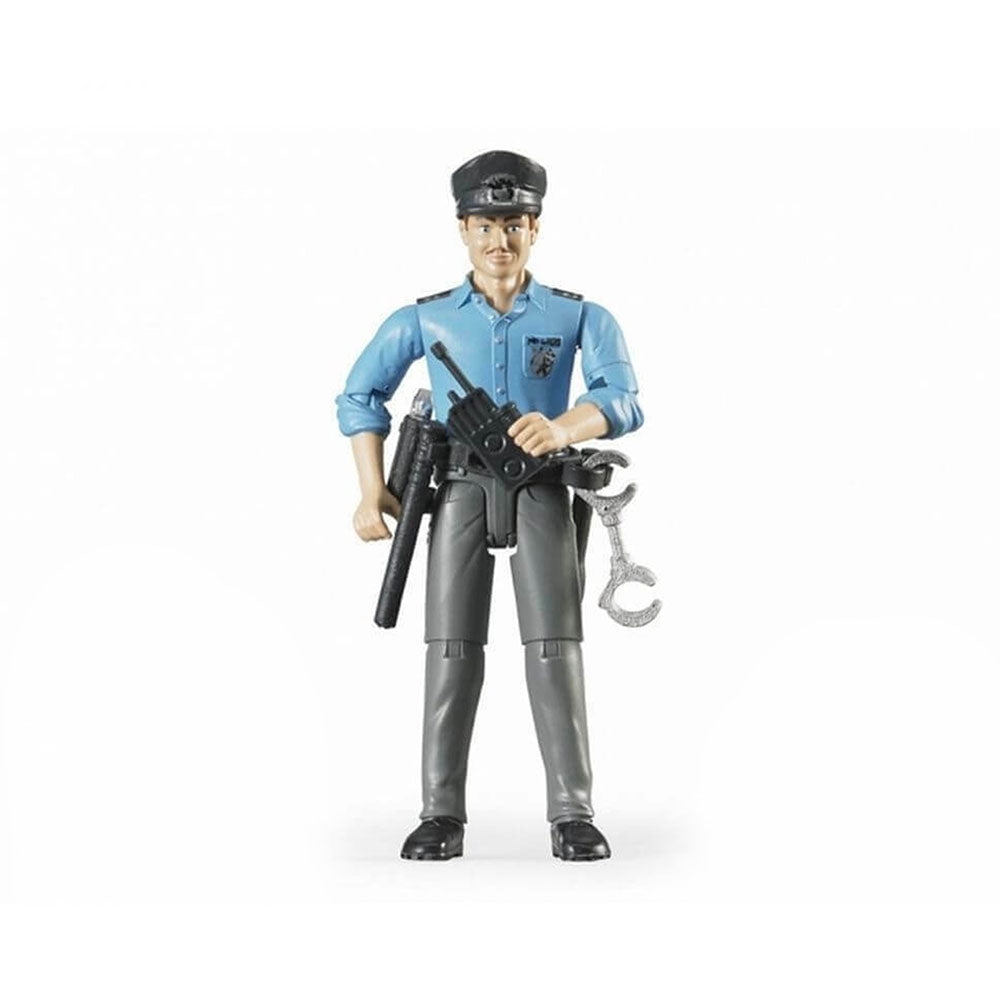 Bruder Licensed 1:16 Scale Bworld Policeman Light Skin With Accessories 60050 For Kids 4y +