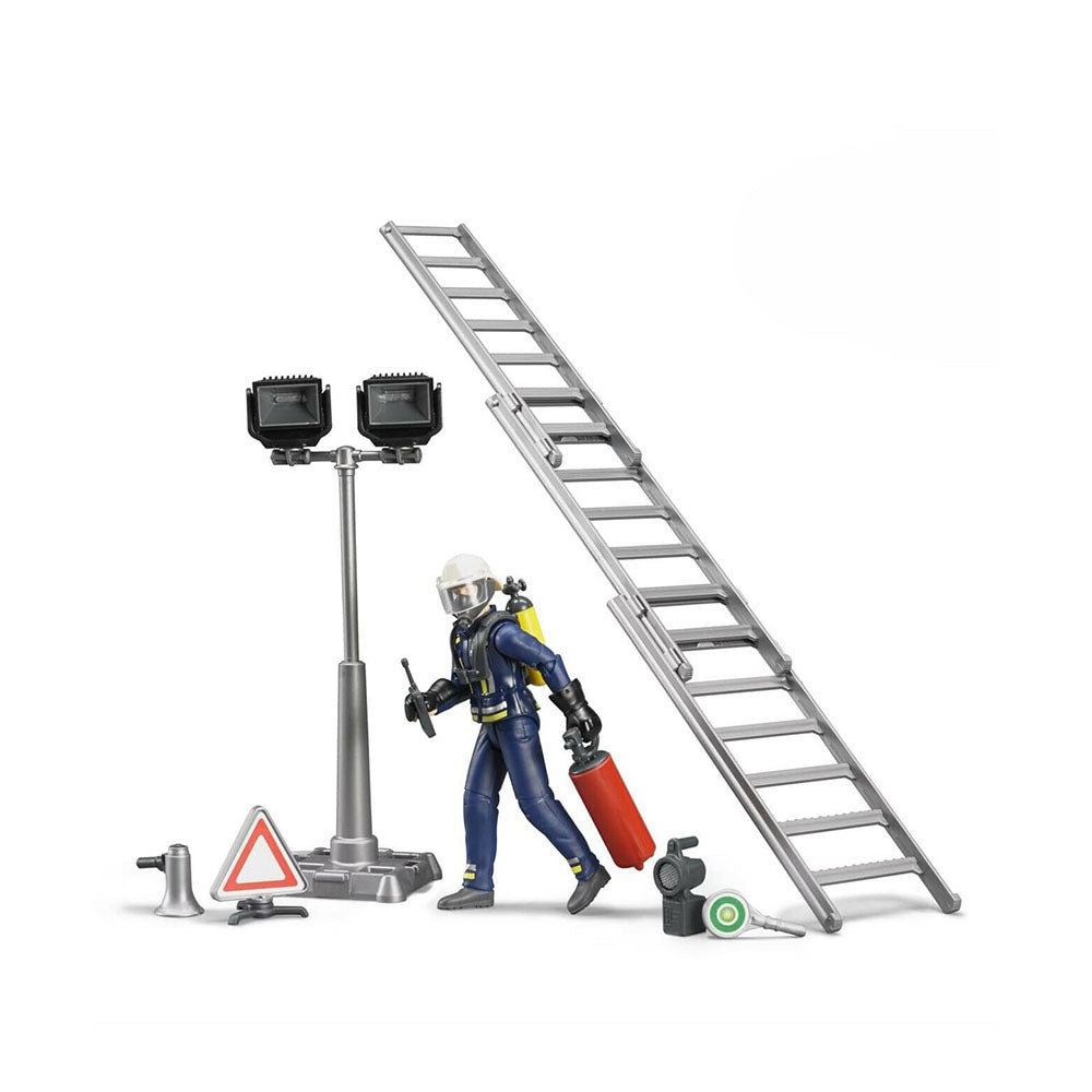 Bruder Licensed 1:16 Scale Fire Brigade Figure Model Set Baby Kids Toys