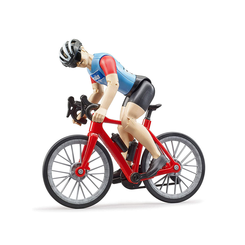 Bruder Licensed 1:16 Scale Road Bike With Cyclist Kids Childrens Toy