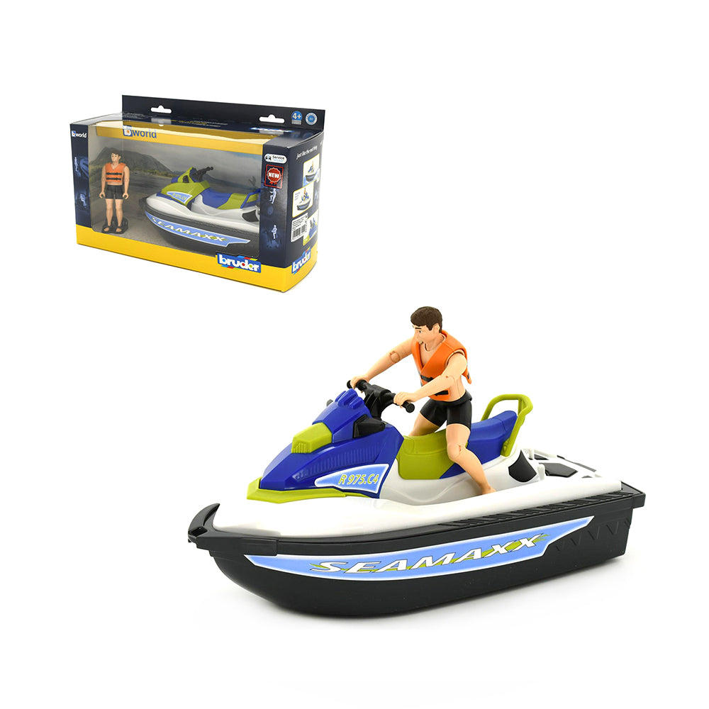 Bruder Bworld Licensed 1:16 Scale Personal Water Craft with Driver