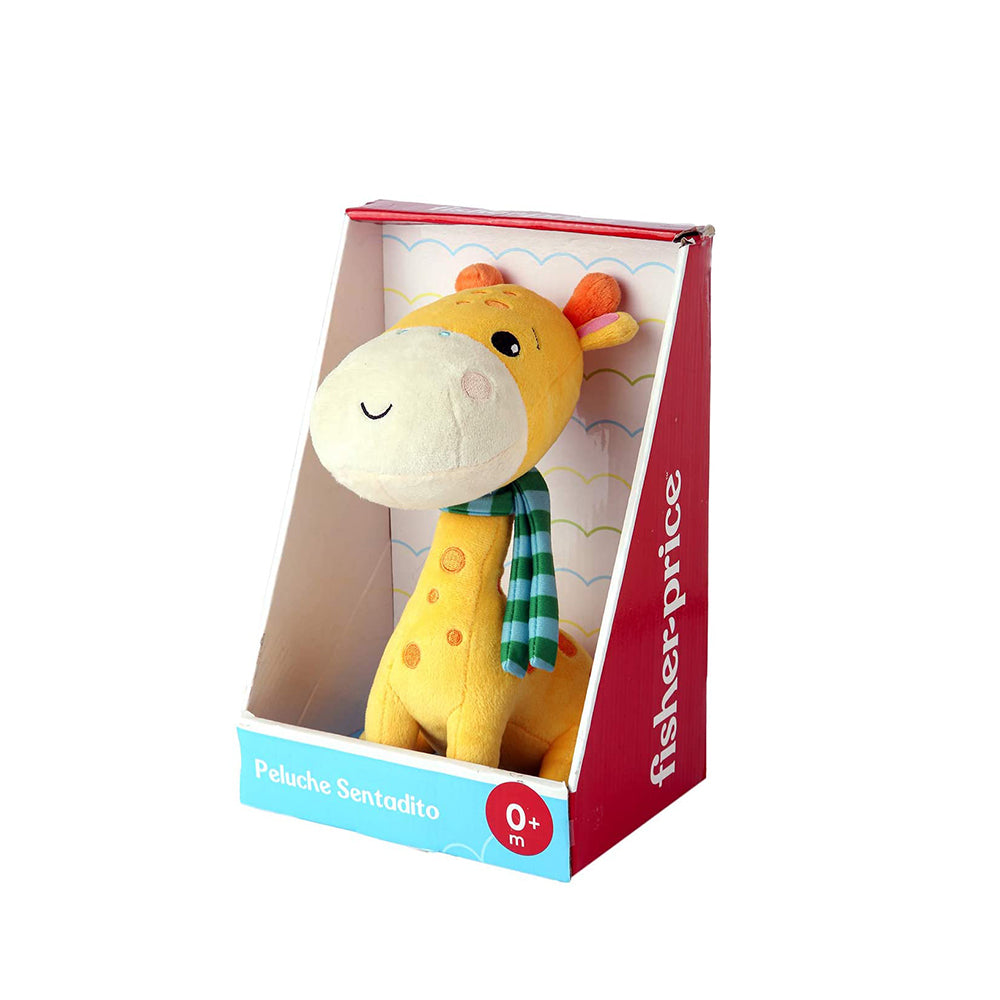 Fisher Price AX Toys Adorable Sitting Plush Giraffe 20cm For Kids 12 Months +