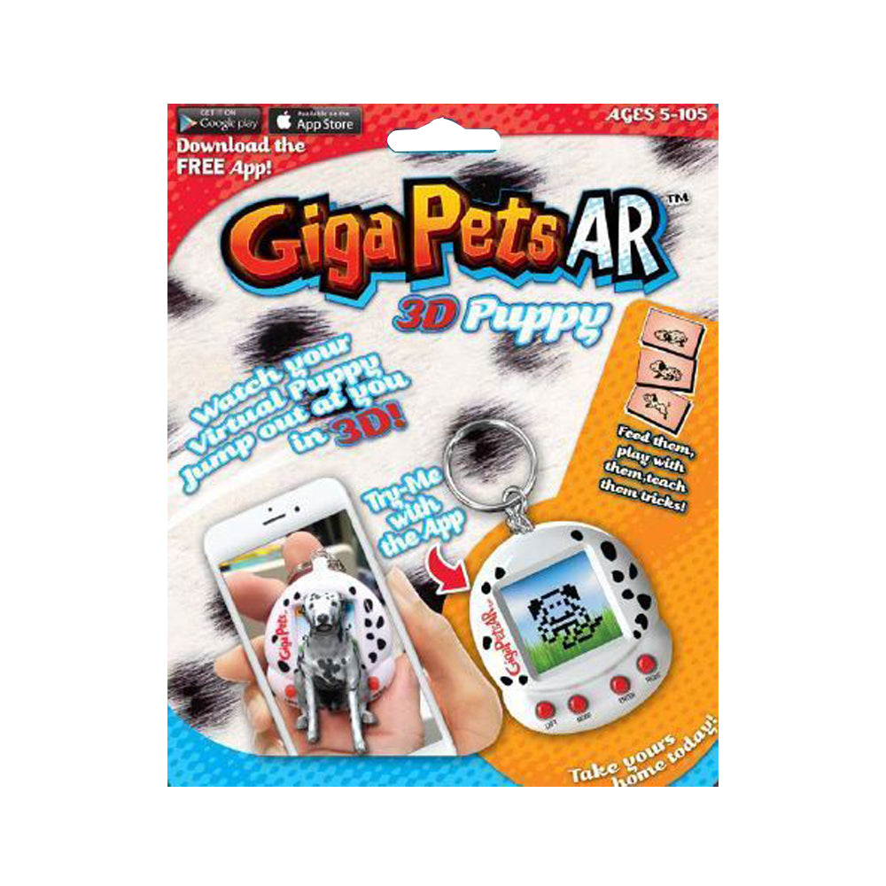 Licensed Giga Pets AR 3D Puppy Dog Virtual Pet for Smartphones IOS Android Phone
