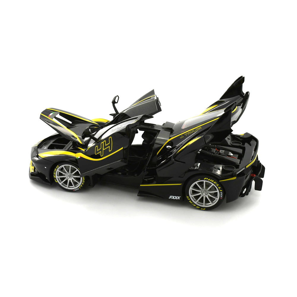 Bburago Licensed 1:18 Scale Ferrari Signature Series FXX-K #44 Black Ferrari Diecast Model Car