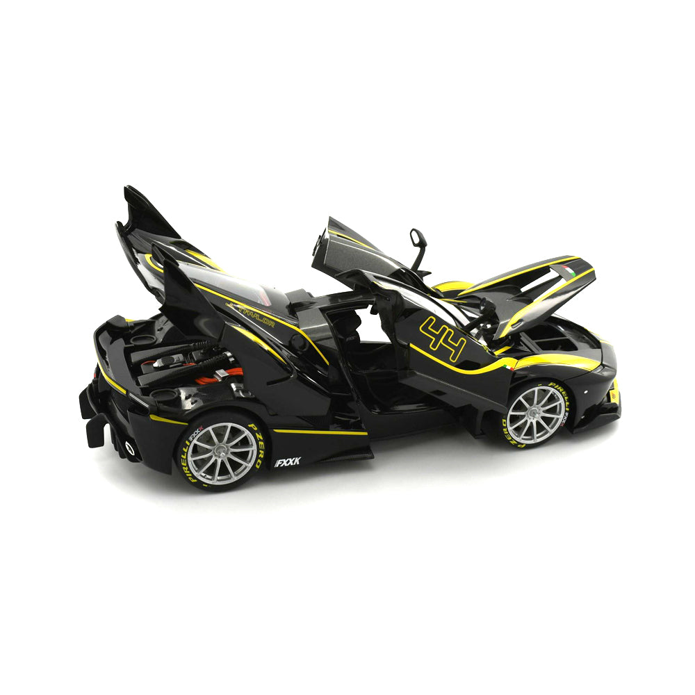 Bburago Licensed 1:18 Scale Ferrari Signature Series FXX-K #44 Black Ferrari Diecast Model Car