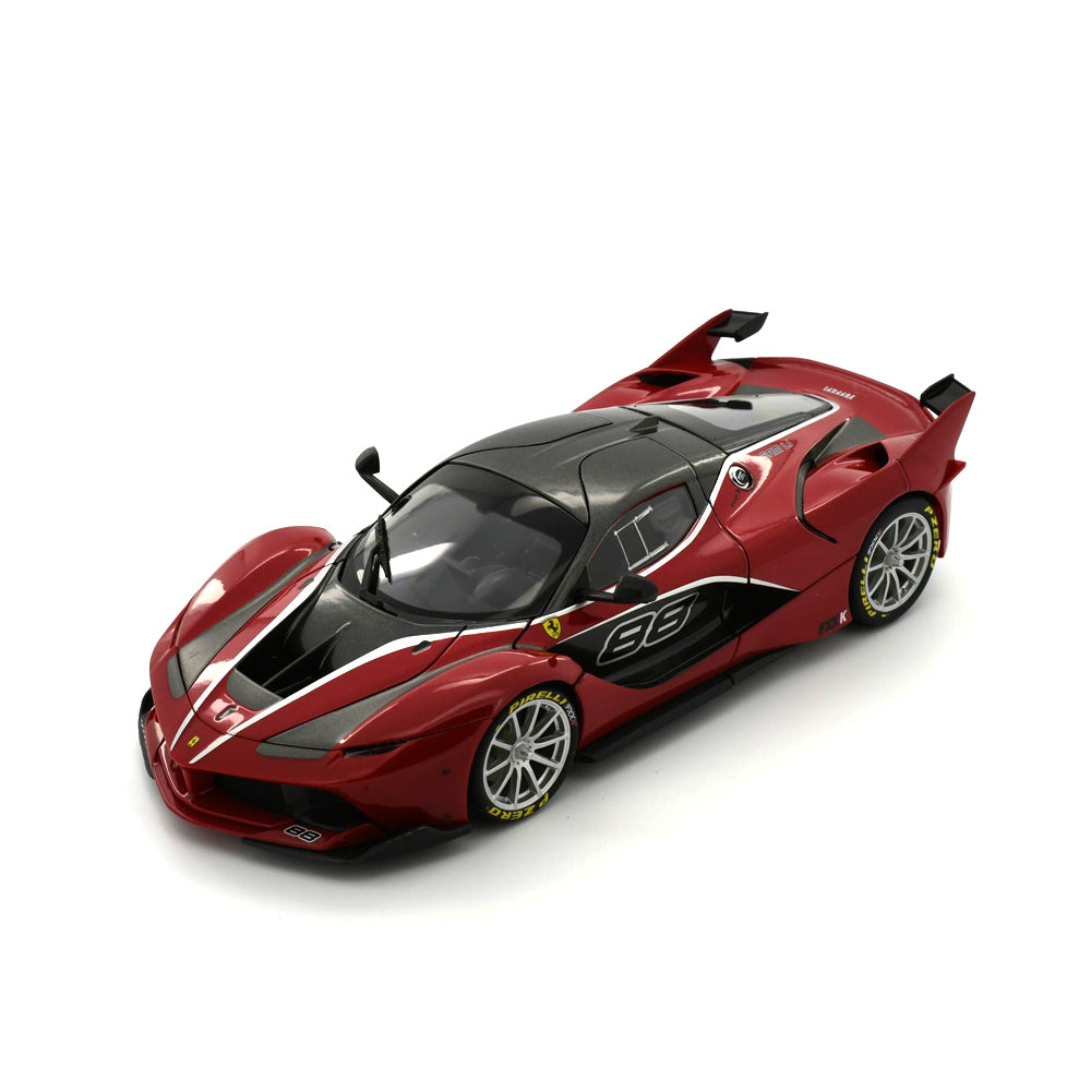 Bburago Licensed 1:18 Scale Ferrari Signature Series FXX-K #88 Red Ferrari Diecast Model Car