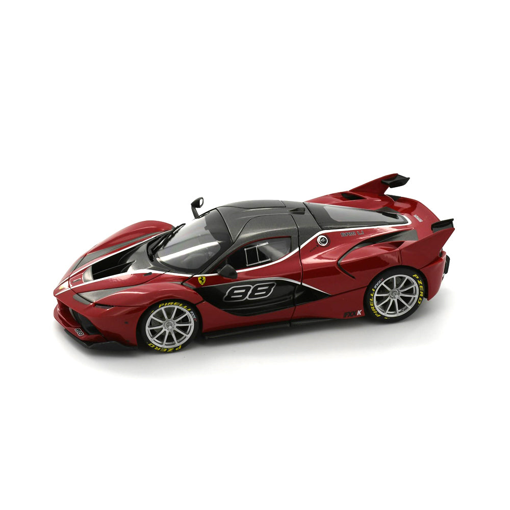 Bburago Licensed 1:18 Scale Ferrari Signature Series FXX-K #88 Red Ferrari Diecast Model Car