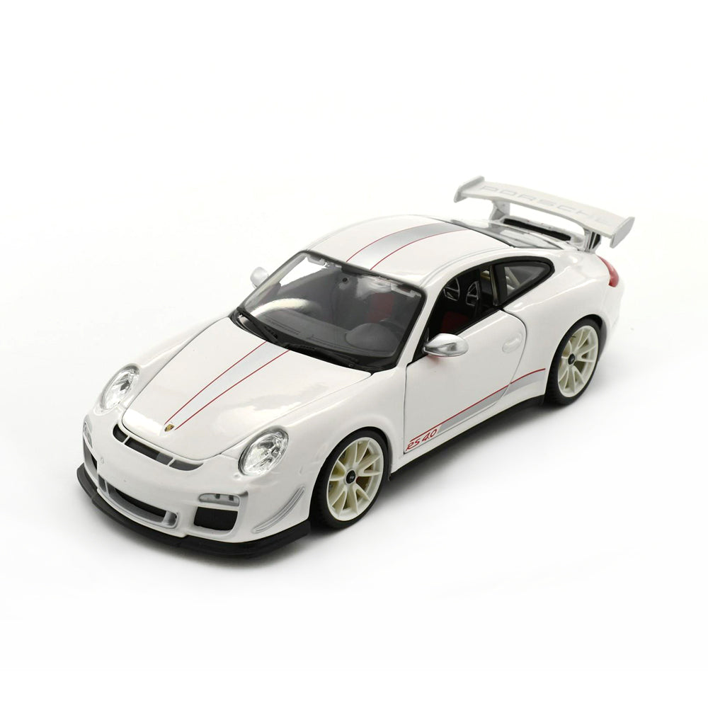 Bburago Licensed 1:18 Scale 2012 Porsche 911 GT3 RS 4.0 Diecast Model Car White