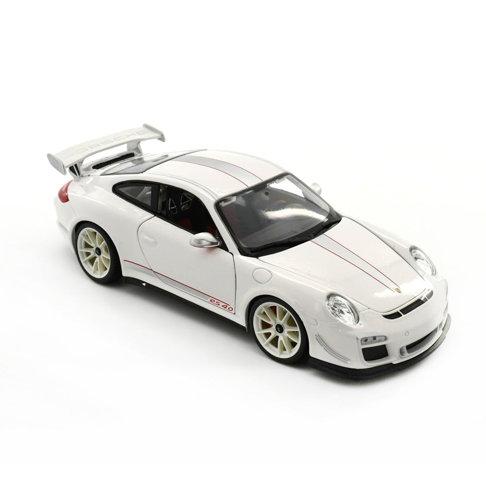 Bburago Licensed 1:18 Scale 2012 Porsche 911 GT3 RS 4.0 Diecast Model Car White