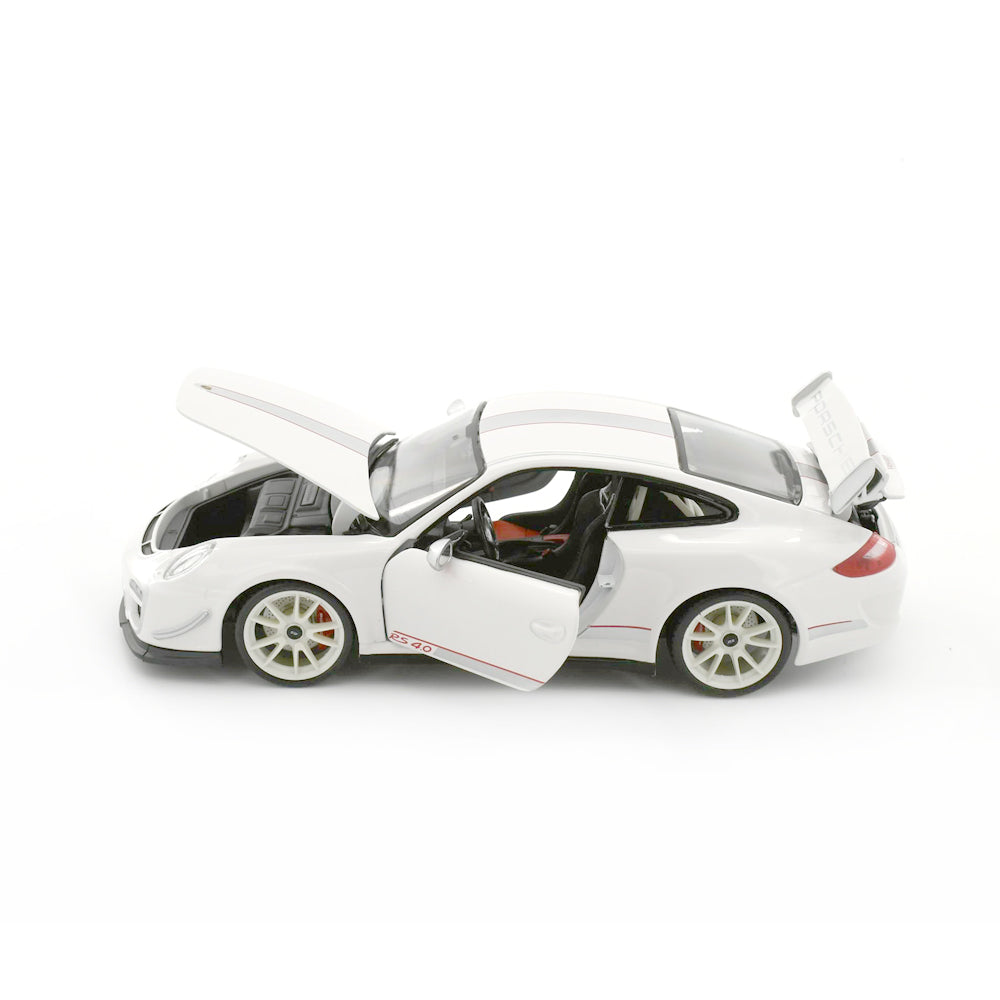 Bburago Licensed 1:18 Scale 2012 Porsche 911 GT3 RS 4.0 Diecast Model Car White