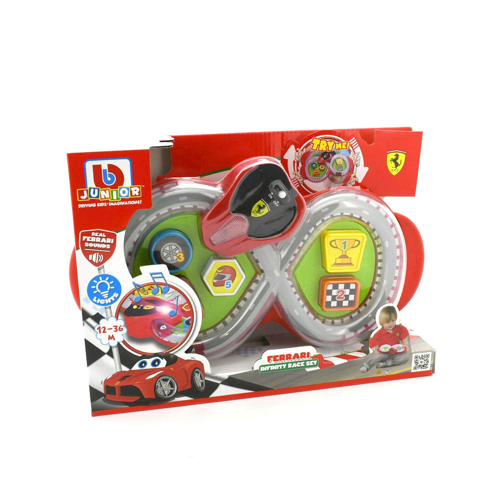 Bb Junior Ferrari Infinity Race Track Set Baby Educational Shapes Toys 12-36 Month
