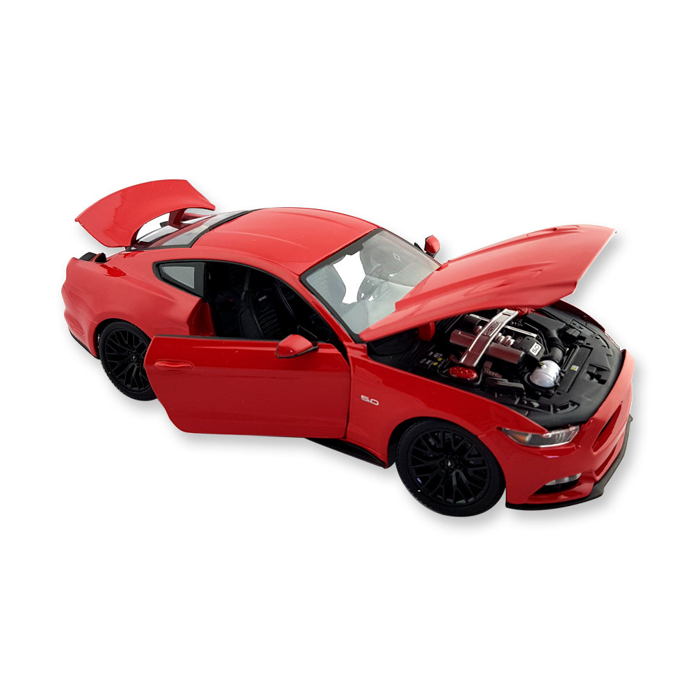 Maisto Licensed 1:18 Scale Ford Mustang Coupe 2015 Diecast Model Car Red