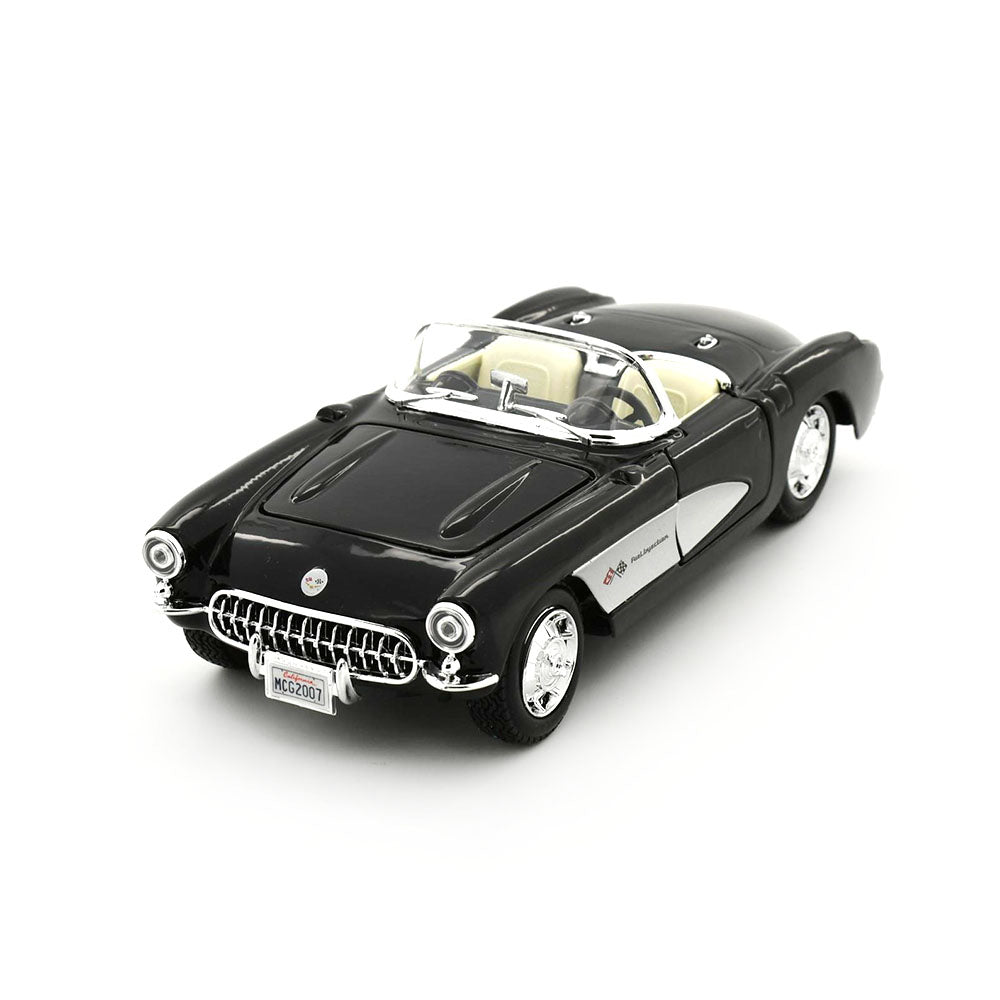 Maisto Licensed 1:24 Scale 1957 Chevrolet Corvette Black Diecast Model Car