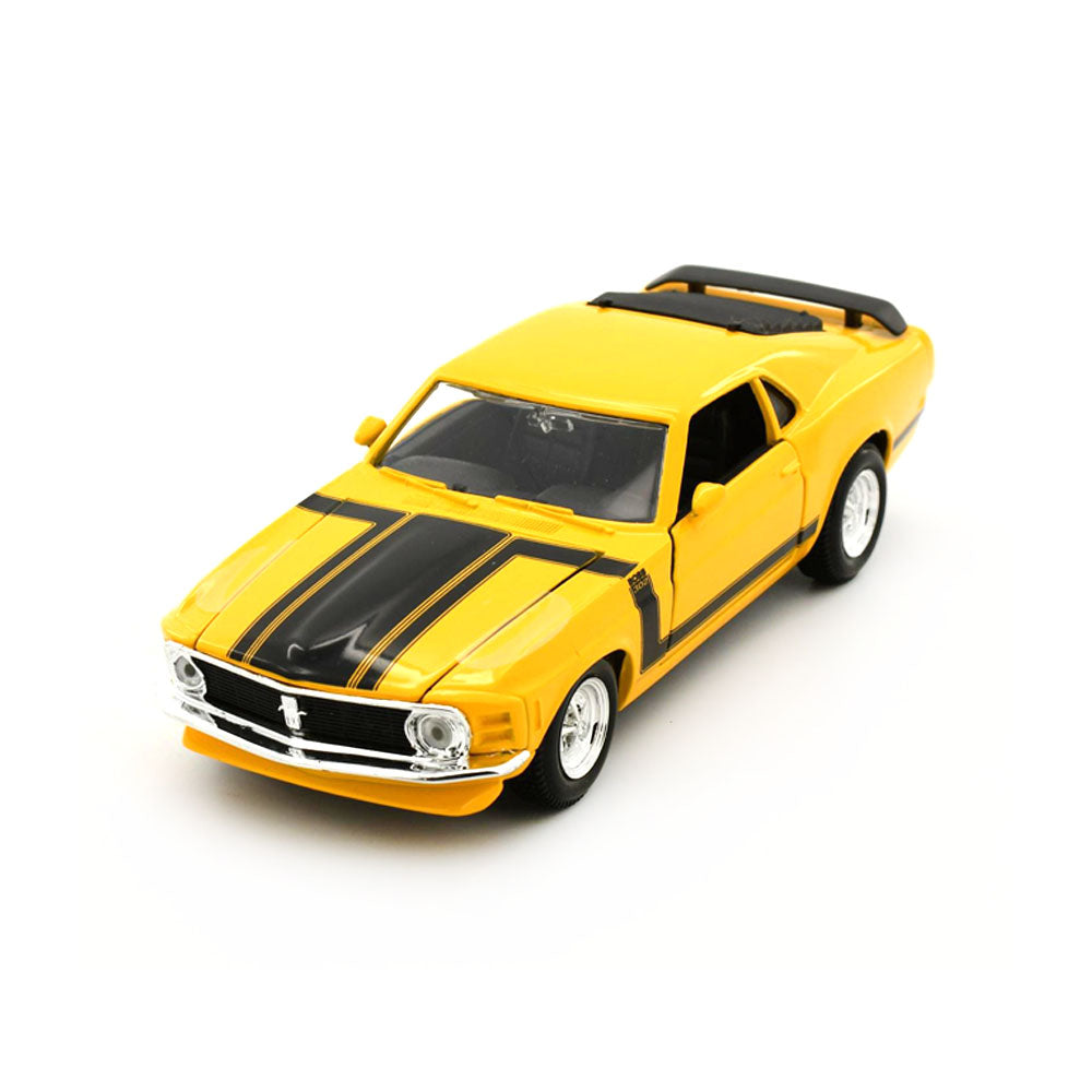 Maisto Licensed 1:24 Scale Diecast Models 1970 Ford Mustang Boss 302 Yellow Toy
