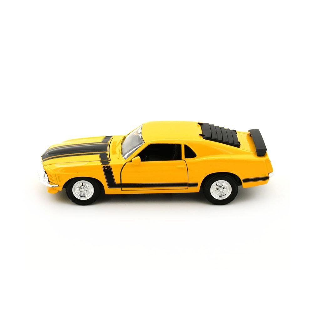 Maisto Licensed 1:24 Scale Diecast Models 1970 Ford Mustang Boss 302 Yellow Toy