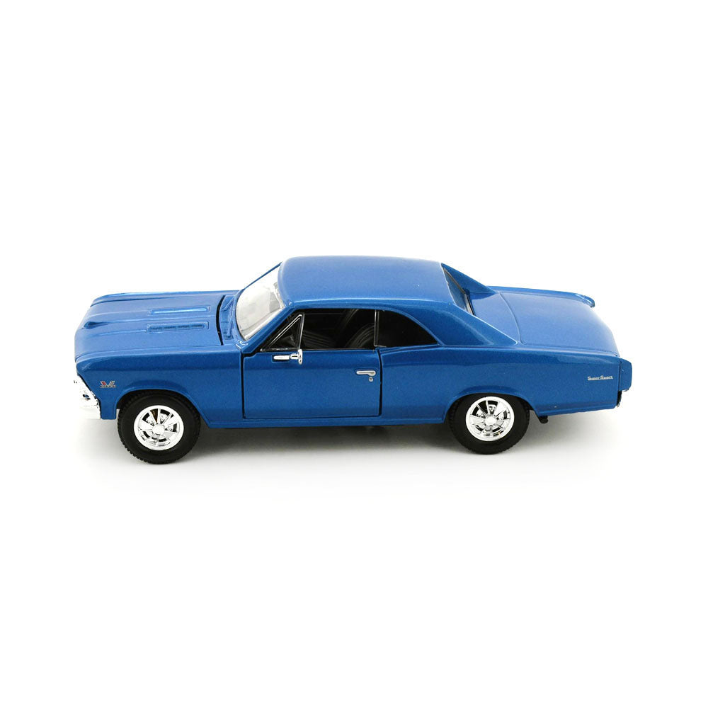 Maisto Licensed 1:24 Scale Diecast Model 1966 Chevrolet Chevelle SS 396 Blue Toy