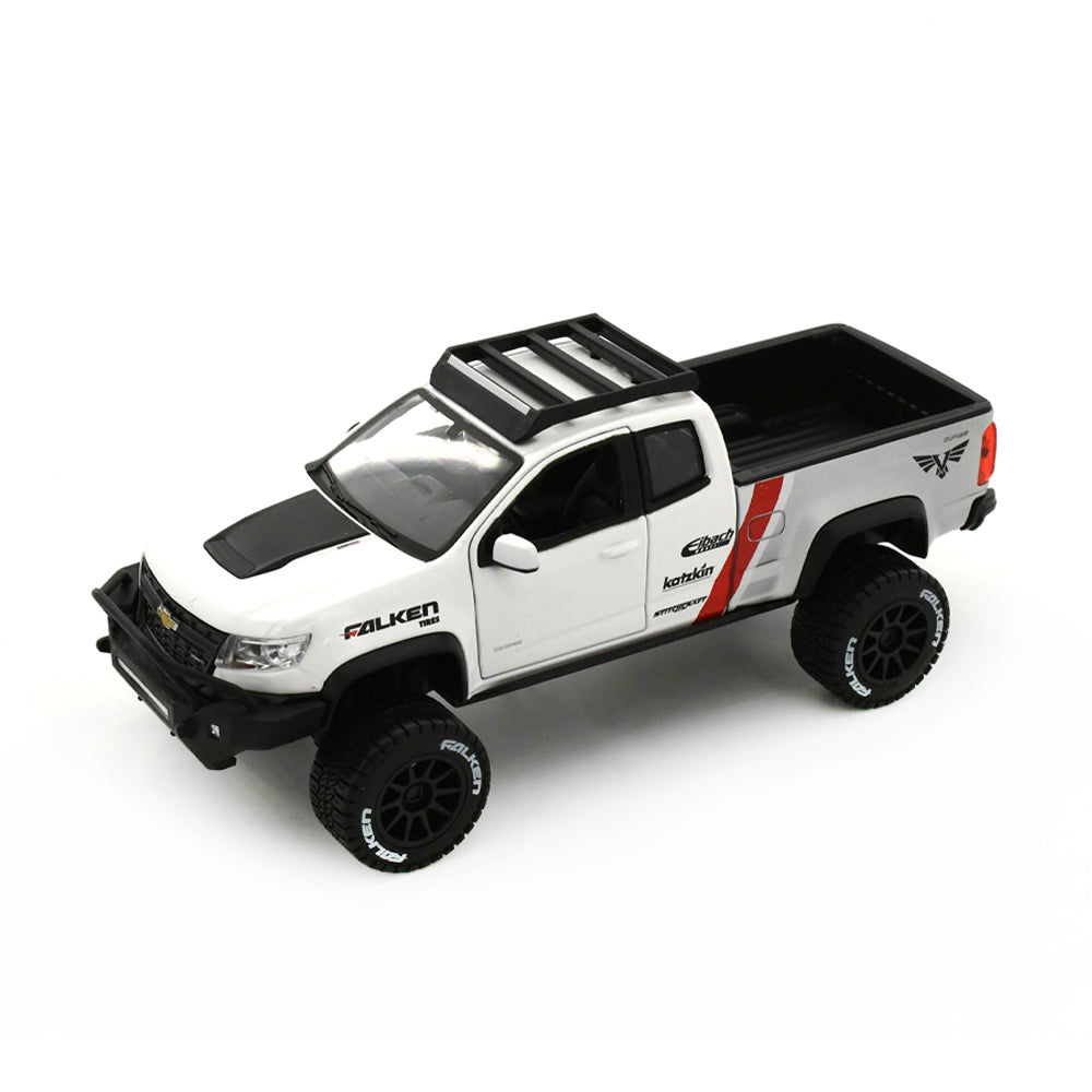 Maisto Licensed 1:27 Scale Design Off-Road 2017 Chevrolet Colorado ZR-2 White