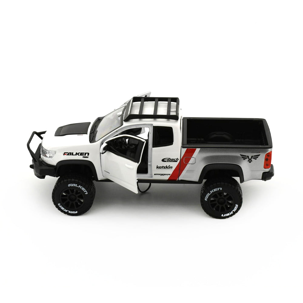 Maisto Licensed 1:27 Scale Design Off-Road 2017 Chevrolet Colorado ZR-2 White