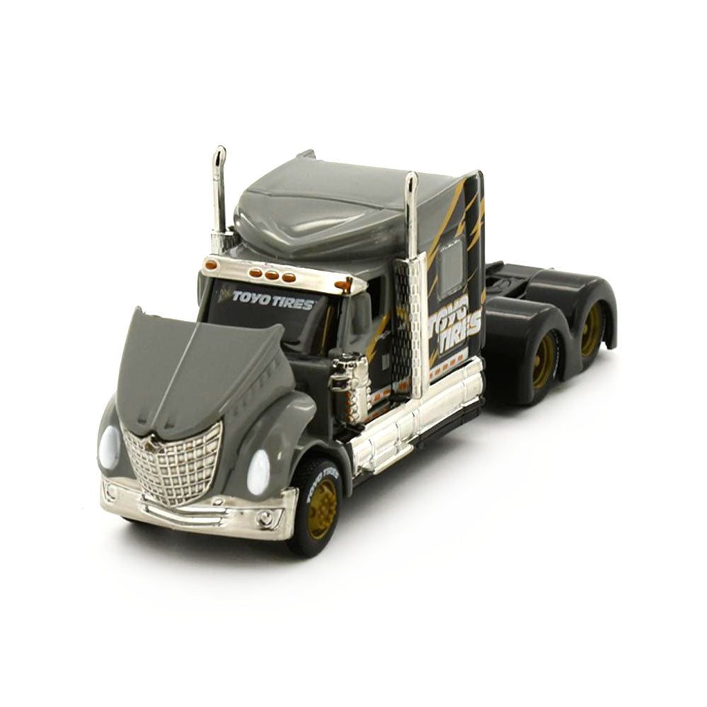 Maisto Licensed 1:64 Scale Design Custom Rigs International Lonestar Truck Gray Yellow Lighting