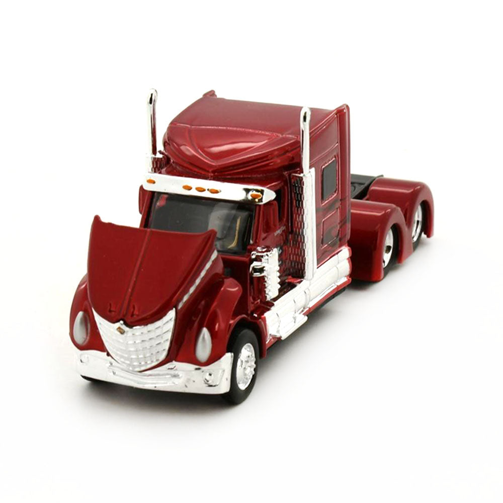 Maisto Licensed 1:64 Scale Design Custom Rigs International Lonestar Trucks Red Black Flames