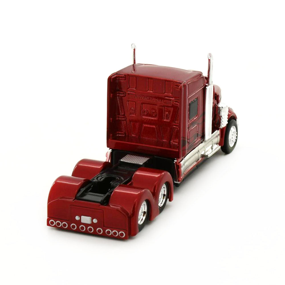 Maisto Licensed 1:64 Scale Design Custom Rigs International Lonestar Trucks Red Black Flames