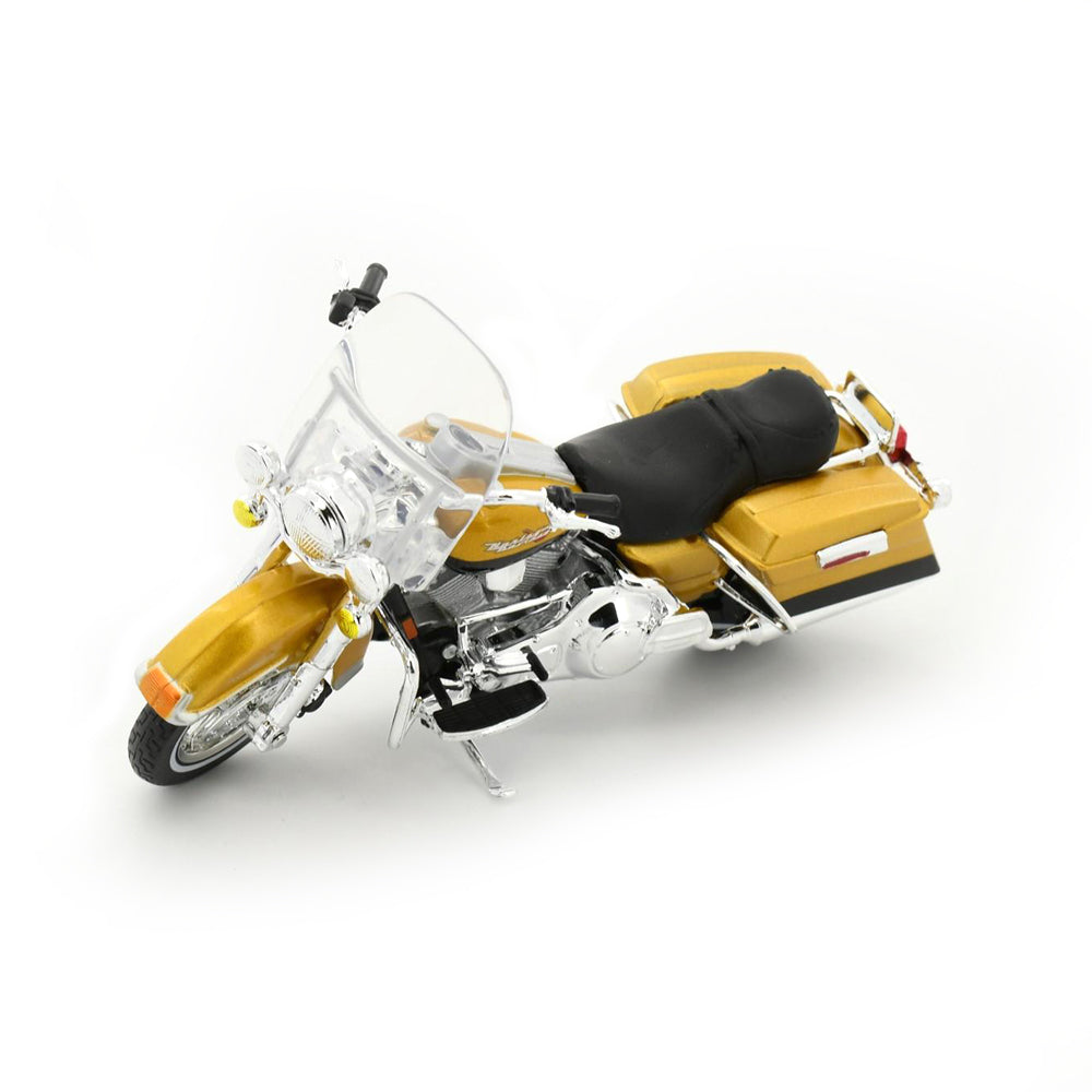 Maisto Licensed 1:18 Scale 1999 Harley-Davidson FLHR Road King Diecast Model Gold