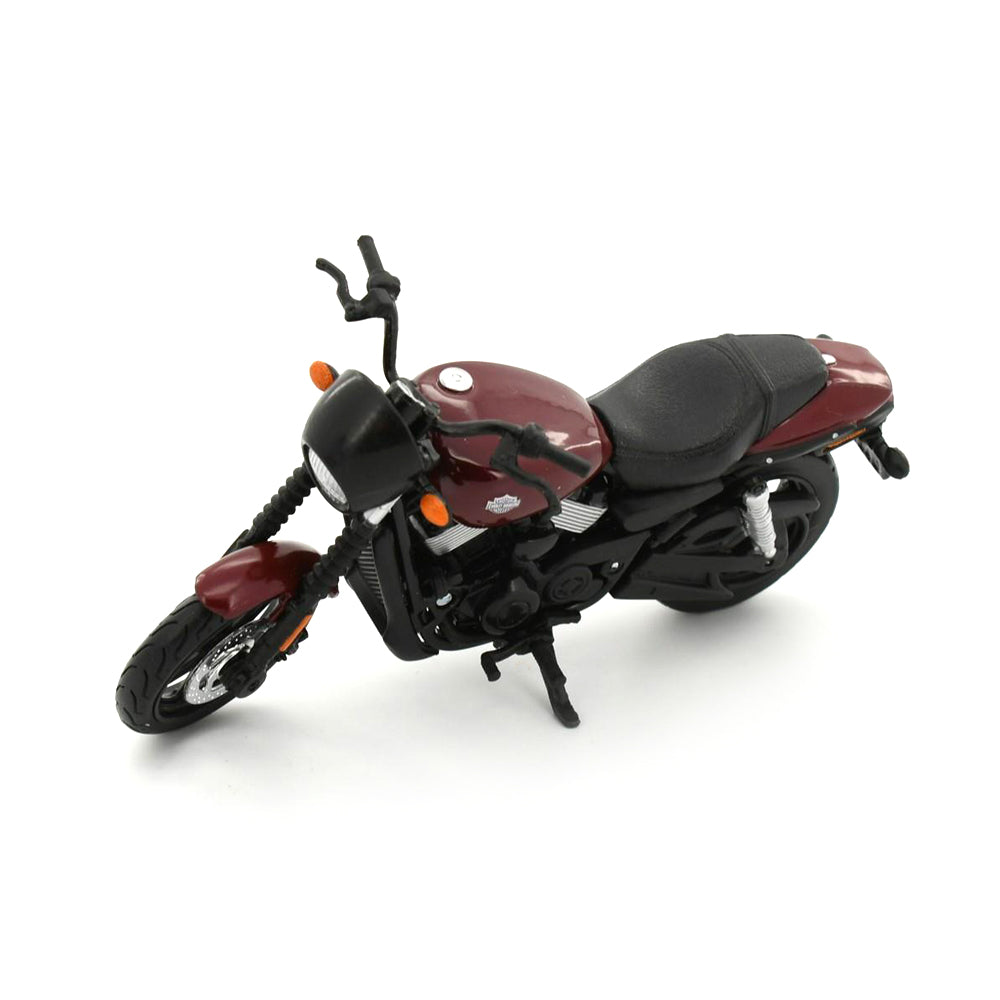 Maisto Licensed 1:18 Scale 1:18 2015 Harley-Davidson Street 750 Burgundy Diecast Model