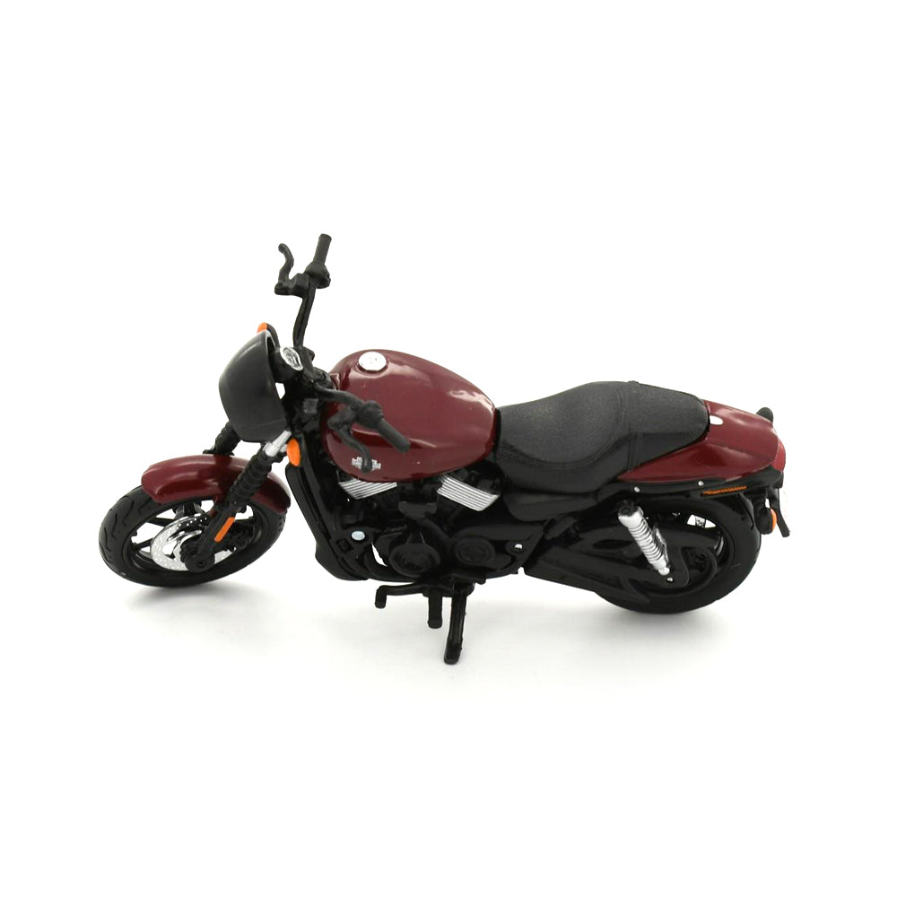 Maisto Licensed 1:18 Scale 1:18 2015 Harley-Davidson Street 750 Burgundy Diecast Model