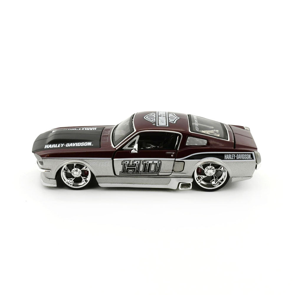 Maisto Licensed 1:24 Scale Harley Davidson 1967 Ford Mustang GT Diecast Model Car