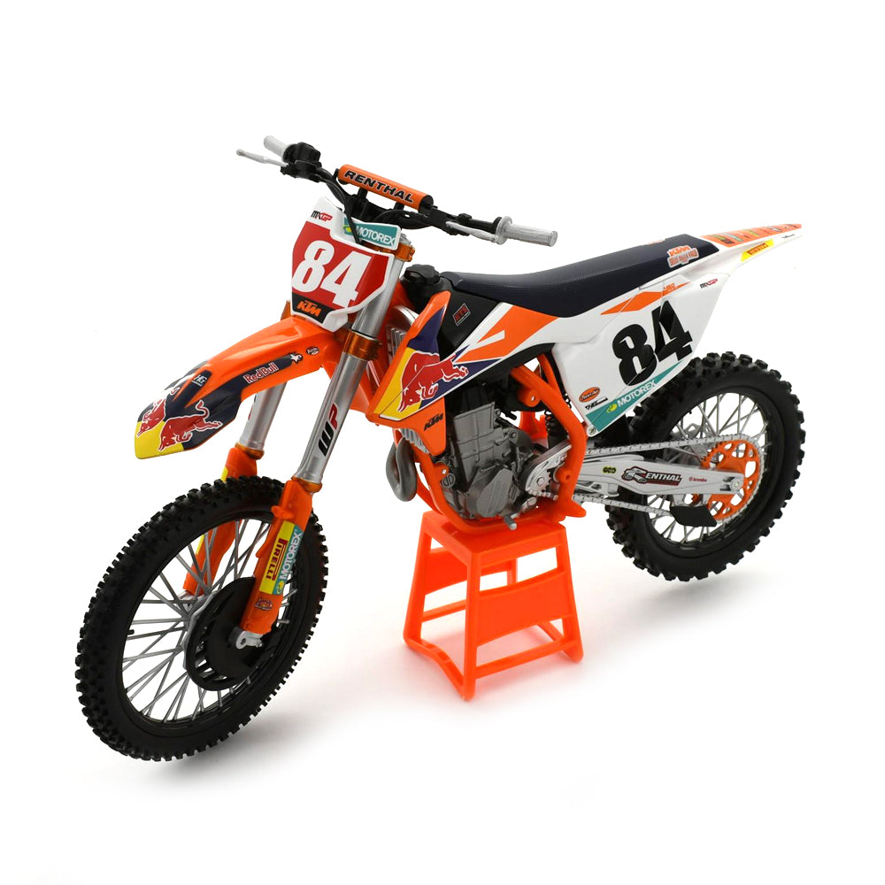 Maisto Licensed 1:6 Scale Red Bull 2018 KTM 450 SX-F Factory #84 J Herling Diecast Model