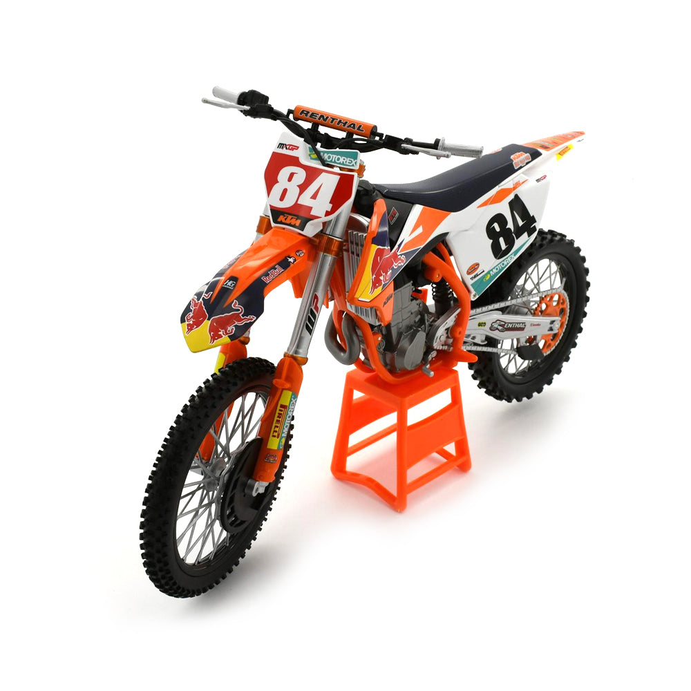 Maisto Licensed 1:6 Scale Red Bull 2018 KTM 450 SX-F Factory #84 J Herling Diecast Model