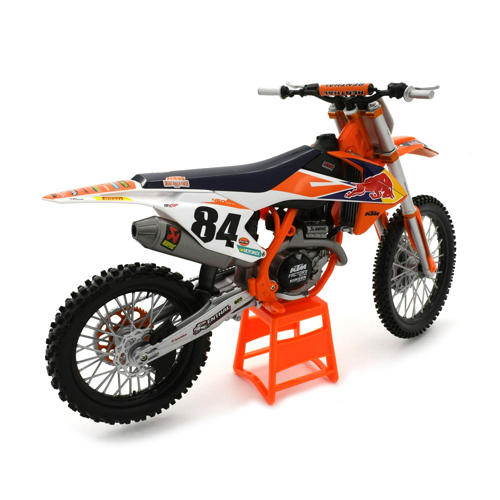 Maisto Licensed 1:6 Scale Red Bull 2018 KTM 450 SX-F Factory #84 J Herling Diecast Model