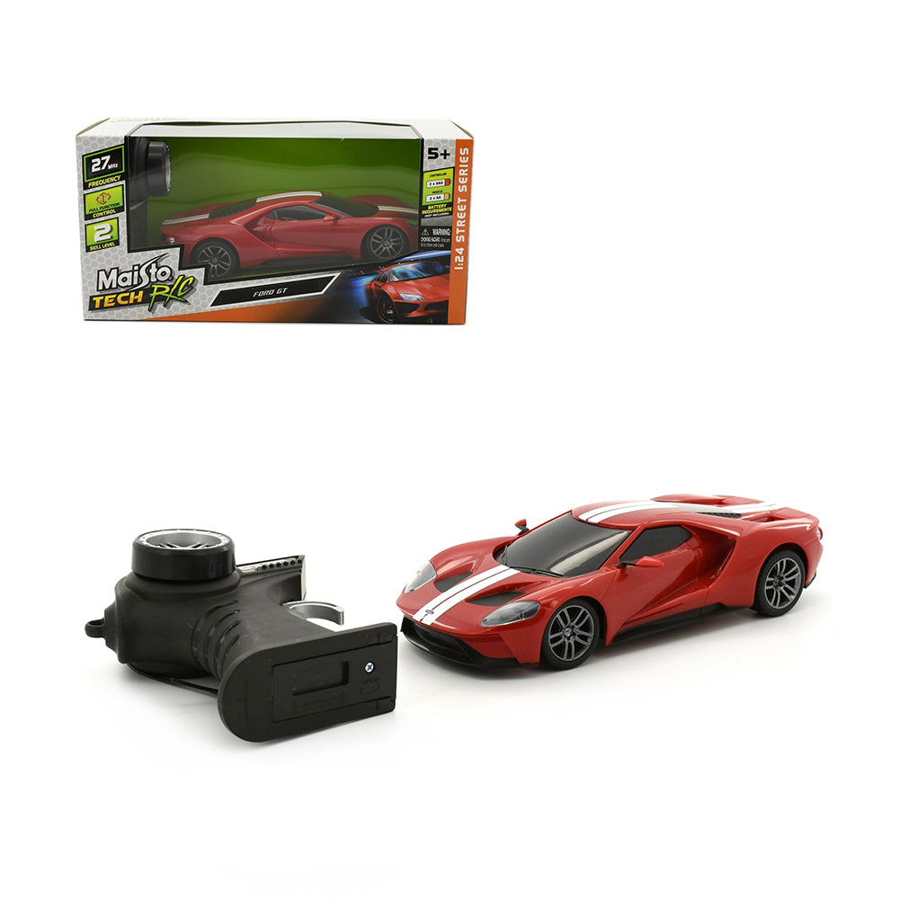 Maisto Tech Licensed 1:24 Scale Remote Control Car Ford GT Red