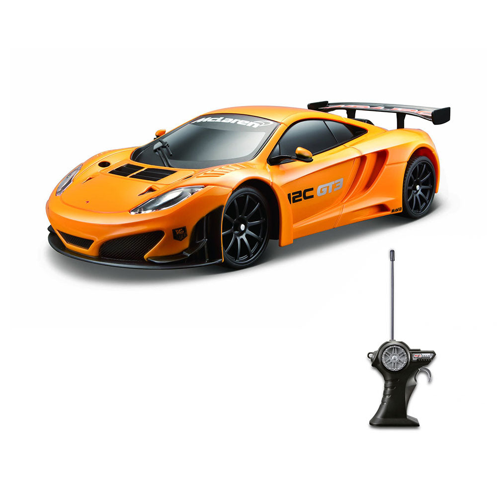 Maisto Tech Licensed 1:24 Scale McLaren MP4-12C GT3 Remote Control Car Orange
