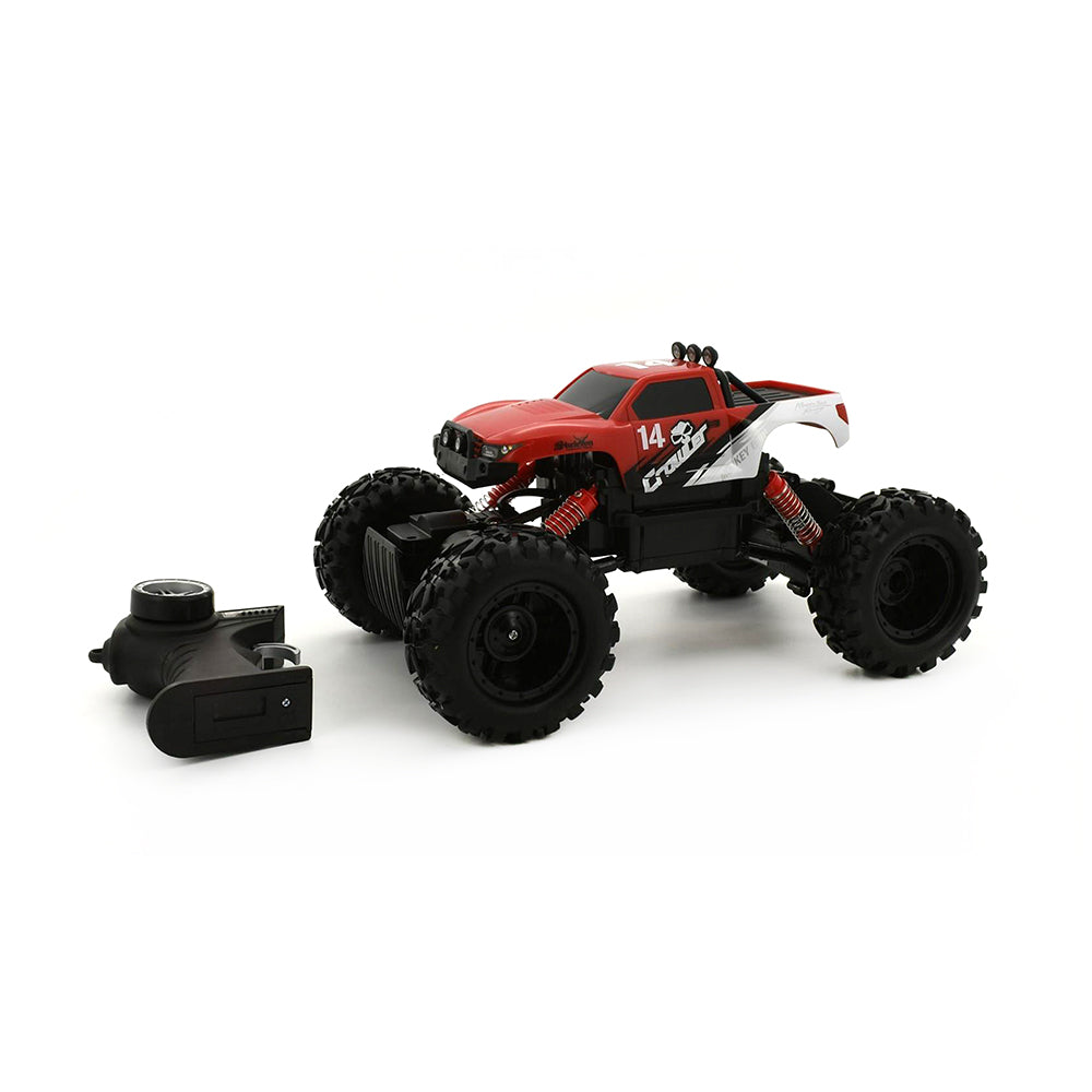 Maisto Tech Rock Crawler 4 x 4 27Mhz Radio Controlled Model Toy Vehicle Red