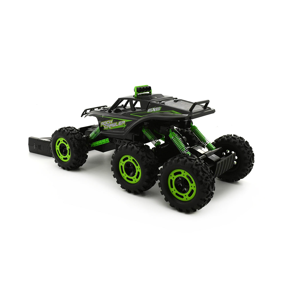 Maisto Tech Licensed 27Mhz Rock Crawler 6 x 6 Radio Controlled Vehicle Green