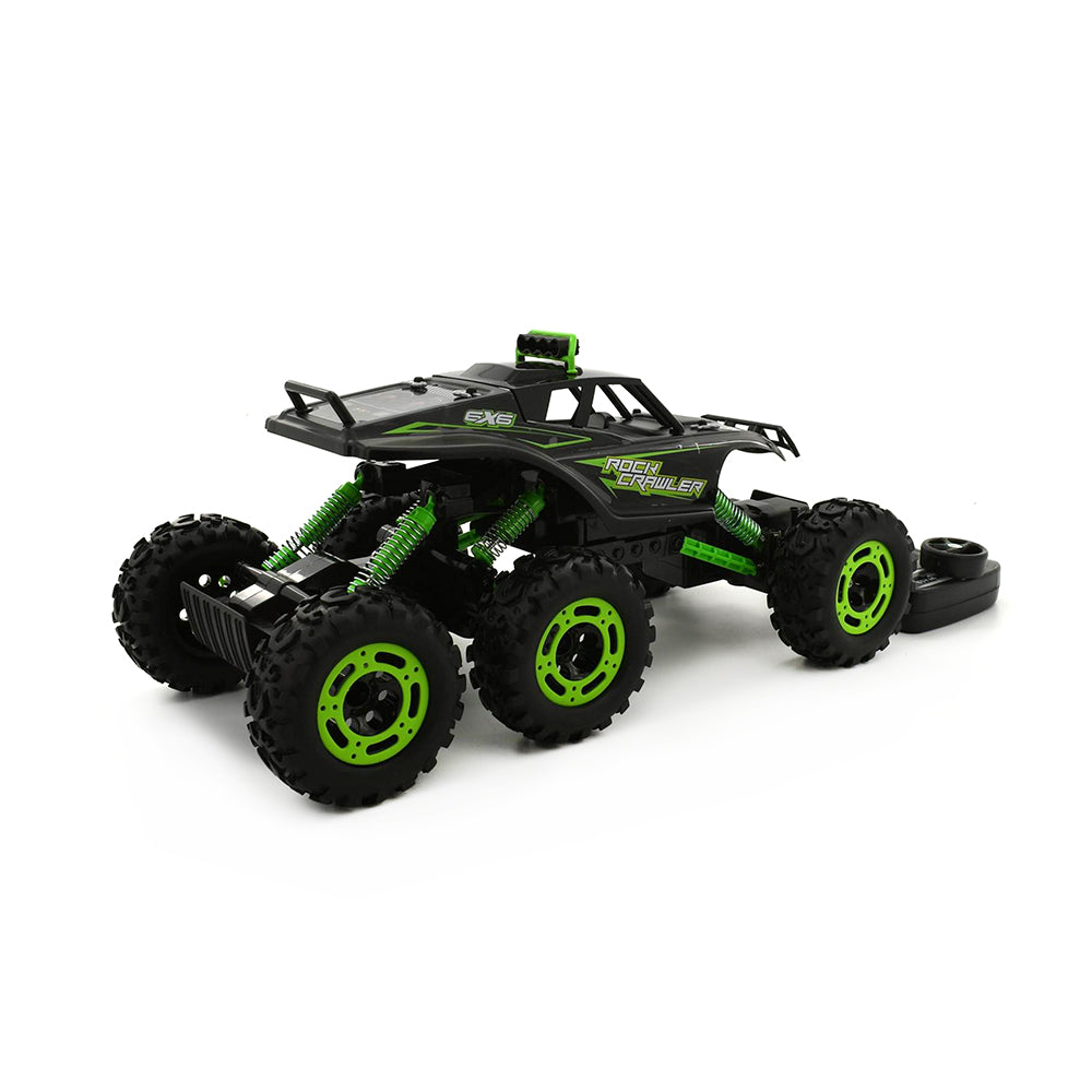 Maisto Tech Licensed 27Mhz Rock Crawler 6 x 6 Radio Controlled Vehicle Green