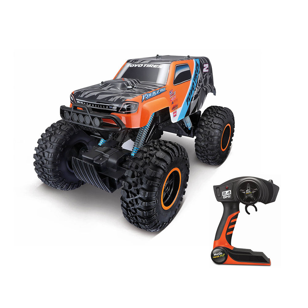 Maisto Tech Licensed RockZilla 2 4WD 2.4Ghz & USB Remote Controll Car Orange 