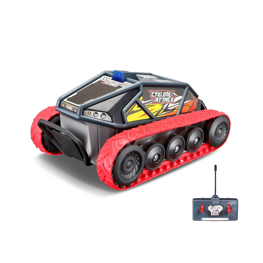 Maisto Tech Licensed 27Mhz Cyklone Attack With Rubber Treads Remote Controll Car Red