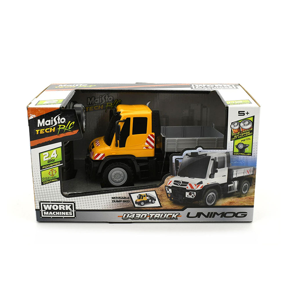 Maisto Tech Licensed 2.4 Ghz Work Machines Unimog U 430 Radio controlled Truck Orange