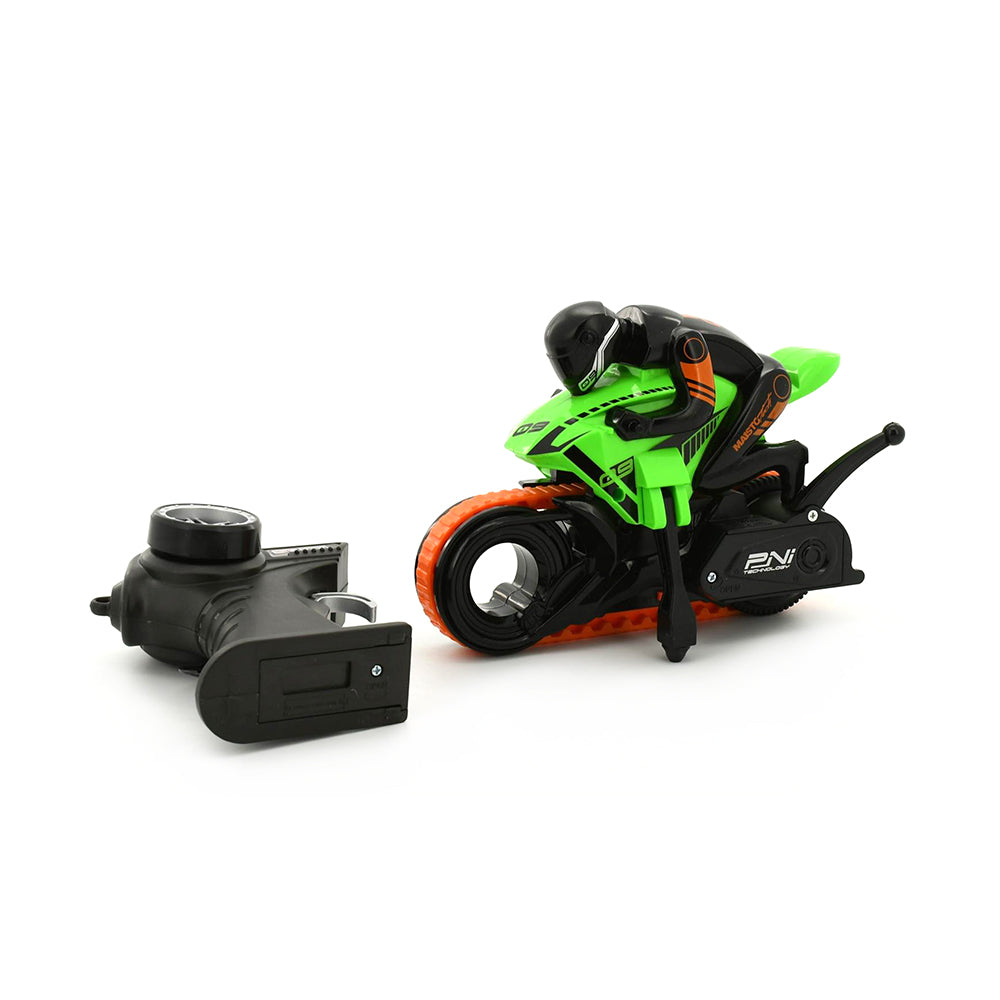 Maisto Tech Licensed Remote Control Cyklone Stunt Motorcycle Green Kids Toy