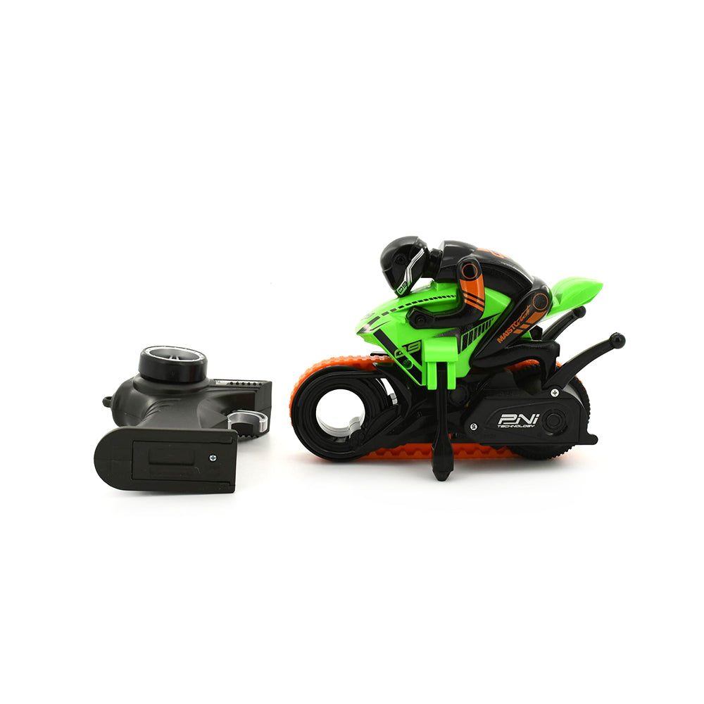 Maisto Tech Licensed Remote Control Cyklone Stunt Motorcycle Green Kids Toy