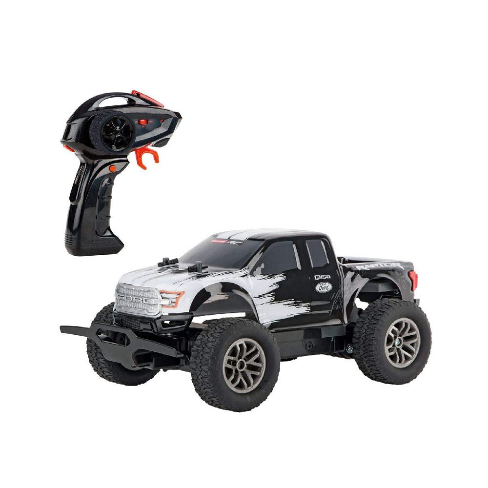 Carrera R/C 2.4GHz Ford F-150 Raptor Black/White Toy Model Of Pickup Truck
