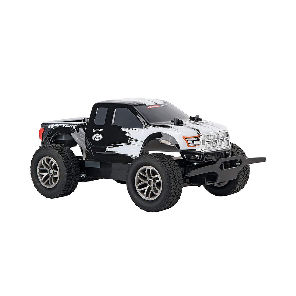 Carrera R/C 2.4GHz Ford F-150 Raptor Black/White Toy Model Of Pickup Truck