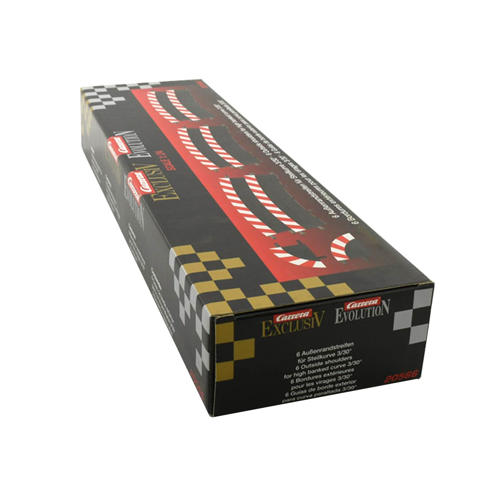 Carrera 1:24 Evolution/Digital OS Shoudler For Hi-Bank Curve 3/30° (8 pce)