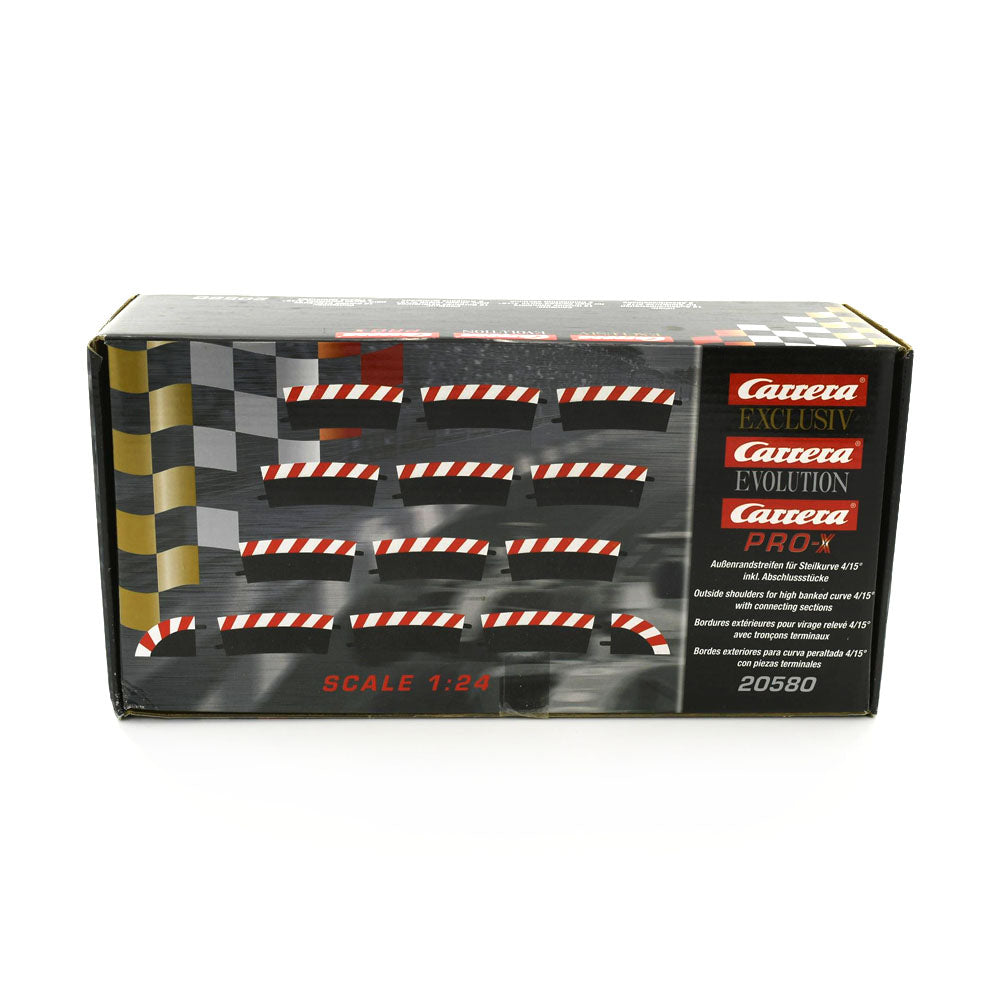 Carrera Car Evolution/Digital OS Shoulder For High Bank Curve 4/15° (14 pce)